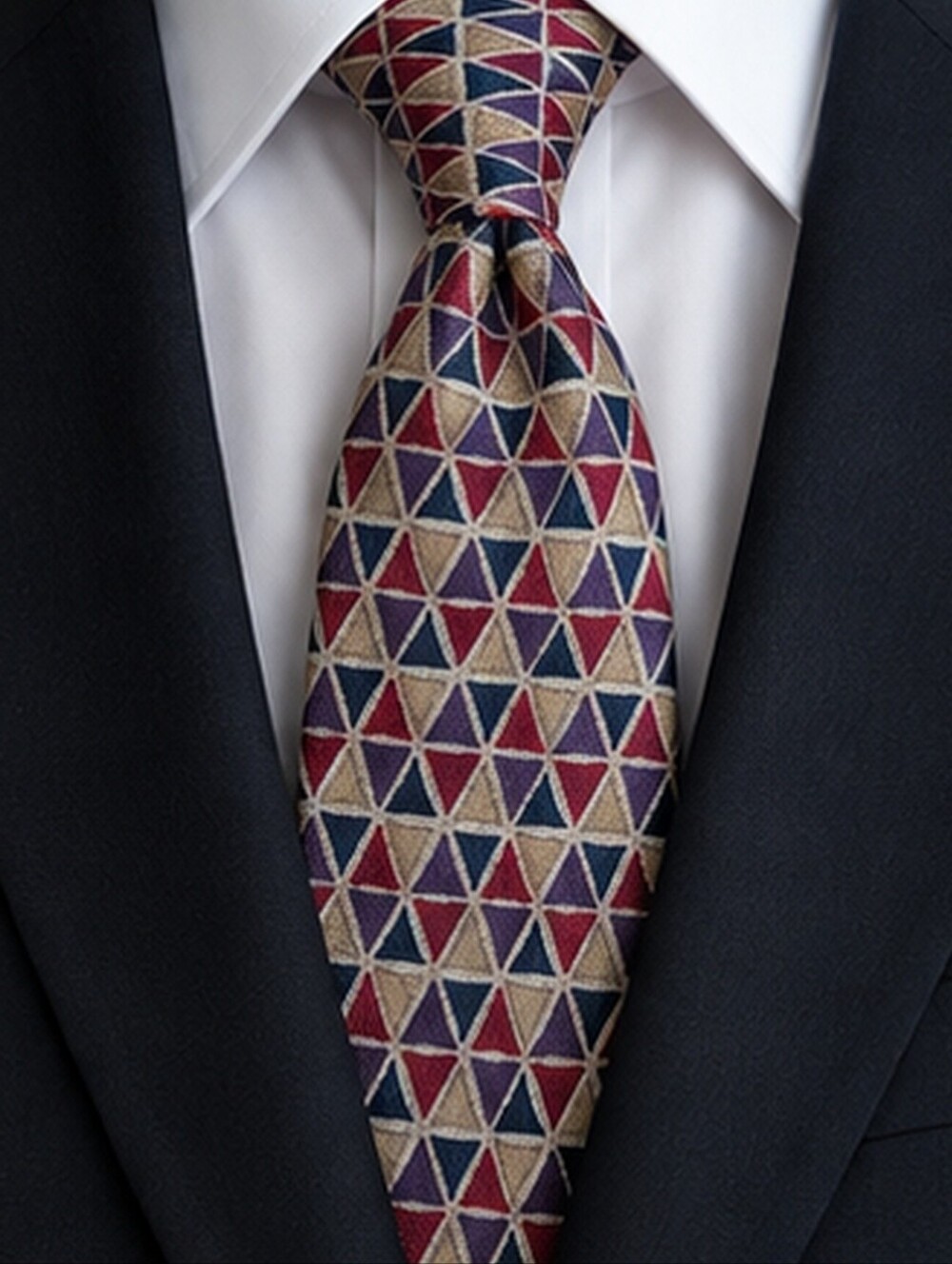 J.P. Tilford Custom for Harry Rosen Geometric Tie